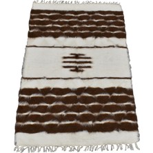 Kilim Antik El Dokuma Yün Çizgili Tiftik Siirt Battaniyesi 0026 - Yeni - Çok Renkli