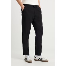 Regular Fit Normal Kesim Yumuşak Dokulu Siyah Pantolon