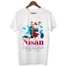 Alpşan Ticaret 23 Nisan Çocuk Yetişkin Tişört
