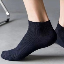 Sockingen 8 Çift Pamuklu Derbili Patik Çorap - 4 Farklı Renk - Gündelik Giyim