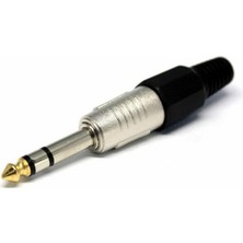 6.3 mm Stereo Gitar Jack Nötrix Tipi  Jack Fiş Roxtone