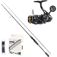 Remixon Focus Bg 230 cm Kamış Focus Bg 2000S Makine Spin Olta Seti