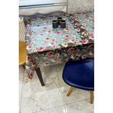Pimula Home Pvc Şeffaf Kendinden Desenli Masa Örtüsü Çiçek 1186-4