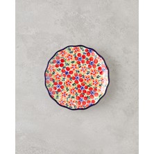 Botanic Stoneware Pasta Tabağı 16 cm Renkli