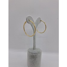 Çelik Halka Küpe 4 cm