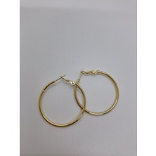 Çelik Halka Küpe 4 cm