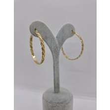 Çelik Halka Küpe 4 cm