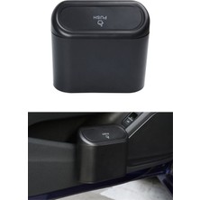 BoranBox Portatif Çok Fonksiyonlu Araç Çöp Kutusu Kapaklı Oto Araç Araba Çöp Kovası & Organizer