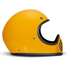 Fullface Seventyseven Yellow Kapalı Motosiklet Kaskı