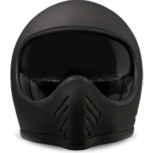 Fullface Seventyseven Matt Black Kapalı Motosiklet Kaskı