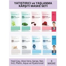 Dermal Yatıştırıcı ve  Kolajen Maske Seti 23GR x 8ADET