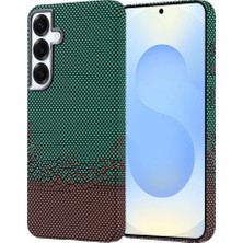 Galaxy S25 Plus Kılıf Magsafe Şarj Özellikli Karbon Fiber Görünümlü Redclick Nekst Kapak