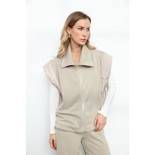 Qimya Butik Egzotik Asortik Kadın Paraşüt Detaylı Oyshoo Yelekli Takım