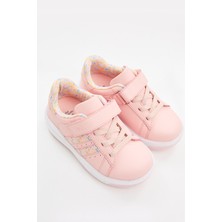 Vicco Pukky Işıklı Kız Okul Öncesi Pudra Sneaker