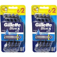 Gillette Blue3 Plus Comfort Tıraş Bıçağı 16'lı