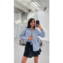 Ella's Oversize Ayıcık Nakışlı Gömlek – Günlük Şıklığın Yeni Yıldızı