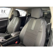 K-Design Honda Civic Araca Özel Oto Koltuk Kılıfı - Jakar ve Deri