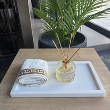 Beyaz Dolamit Mermer Banyo Düzenleyici , Beyaz Dolamit Mermer Organizer,lüks Ev Hediyesi