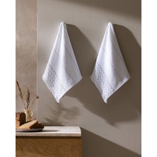 Vaben Pamuklu Mutfak Havlu Seti - Beyaz