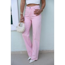 Pembe Yıkamalı Jean Pantolon