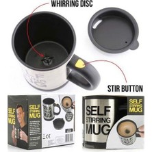 Go İthalat Karıştırıcı Özellikli Mikser Kupa Bardak Self Stirring Mug (4989)