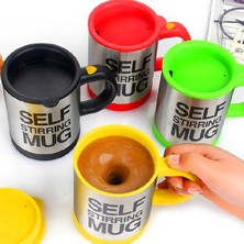 Go İthalat Karıştırıcı Özellikli Mikser Kupa Bardak Self Stirring Mug (4989)