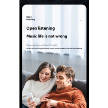 Lianying Kablosuz Klipsli Kemik Iletimli Bluetooth Kulaklık Gürültü Önleyici Kulak Içi Olmayan Spor Kulaklıklar (Yurt Dışından)