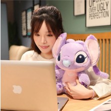 NB Market Angel Lilo Peluş Oyuncak Stitch Peluş Arkadaş Yumoş Yeni Stil 35CM Disney Uyku Arkadaşı Büyük Boy