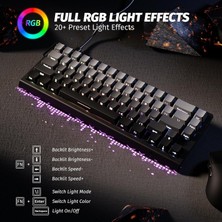 Attack Shark X68HE Rapid Trigger 0.125MS Manyatik Switch Rgb App Uygulamalı Gaming Oyuncu Klavye