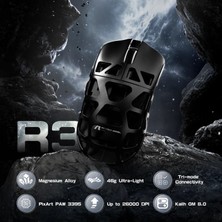Attack Shark R3 Magnezyum Alaşımlı App Uygulamalı 8khz Ultra Hız Tepki 26.000DPI Gaming Oyuncu Mouse