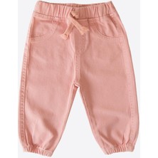 Kitikate Organik Gabardin Bebek Pantolon Pembe