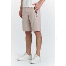 Erkek Polycotton Şort Ekru 6051-E