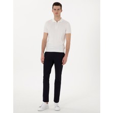 Pierre Cardin Erkek Lacivert Slim Fit Jogger Kanvas Pantolon 50305880-VR033