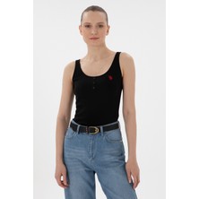 U.s. Polo Assn. Kadın Siyah Tişört Basic 50300895-VR046
