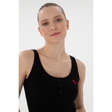 U.s. Polo Assn. Kadın Siyah Tişört Basic 50300895-VR046