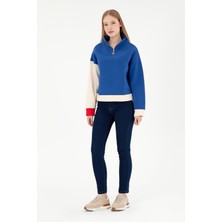 U.S. Polo Assn. Kadın Koyu Mavi Toothpick Fit Jean Pantolon 50299372-DN0023