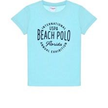 U.S. Polo Assn. Erkek Çocuk Aqua Bisiklet Yaka Tişört 50307129-VR007