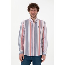 U.S. Polo Assn. Erkek Kırmızı Uzun Kollu Gömlek 50299787-VR213