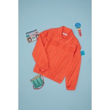 U.s. Polo Assn. Kız Çocuk Nar Çiçeği Dokuma Mont 50299776-VR239