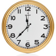 Galaxy Modern 200-A Gold Renk Duvar Saati 30 cm