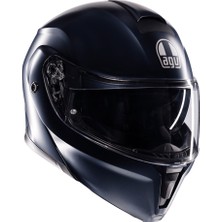 Agv Kask/streetmodular Mono Matt Profondo Blue