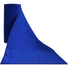 Kadir Tarım Kadirtarım Kıvırcık Halı Paspas 14 mm Renk Mavi 1,20 x 3,50 Metre Su Emici Iş Yeri Apartman Kaymaz