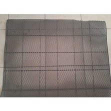 Kadir Tarım Kadirtarım Pvc Kare Paspas 120 x 450 cm Gri Banyo Kaymaz Yer Zemin Matı