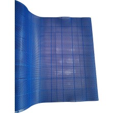 Kadir Tarım Kadirtarım Pvc Kare Paspas 120 x 250 cm Mavi Banyo Kaymaz Yer Zemin Matı