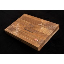 Cesan Ceviz Cesan  Fırınlanmış Cevizli Belçika Çikolatası (Ahşap Ambalaj) 300 gr