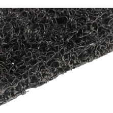 Kadir Tarım Kadirtarım Kıvırcık Halı Paspas 14 mm Renk Siyah 1 x 1 Metre Su Emici Iş Yeri Apartman Kaymaz