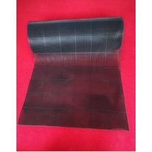 Kadir Tarım Kadirtarım Pvc Kare Paspas 120 x 450 cm Siyah Banyo Kaymaz Yer Zemin Matı