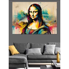 Mona Lisa Sanatı Dekoratif Kanvas - Mdf Ahşap Tablo