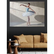 Balerin Sahne Anı Dekoratif Kanvas - Mdf Ahşap Tablo