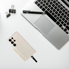65W Pd Siyah Renk Type-C To Type-C Clip-On Kablo (Samsung/xiaomi Uyumlu) Kısa Şarj & Senk. 20CM